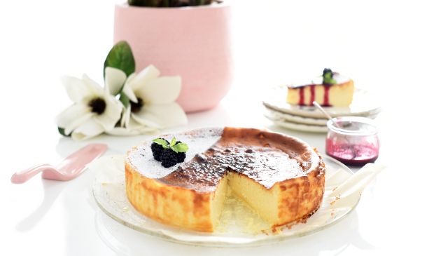 Tarta de queso estilo 'La Viña' con Thermomix Tarta de queso estilo 'La Viña' con Thermomix