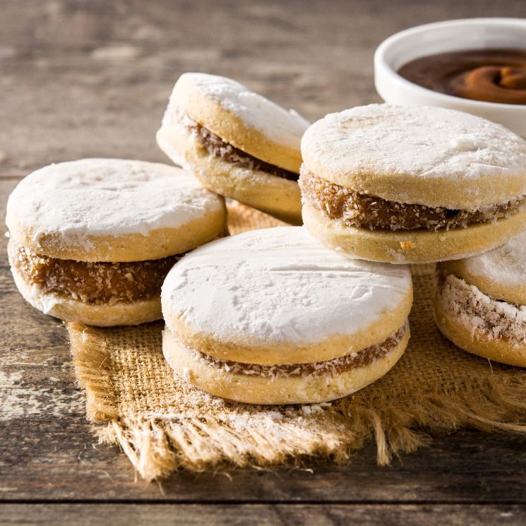 Alfajores con dulce de leche