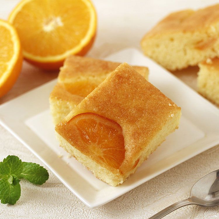 Bizcocho con naranja caramelizada Bizcocho con naranja caramelizada