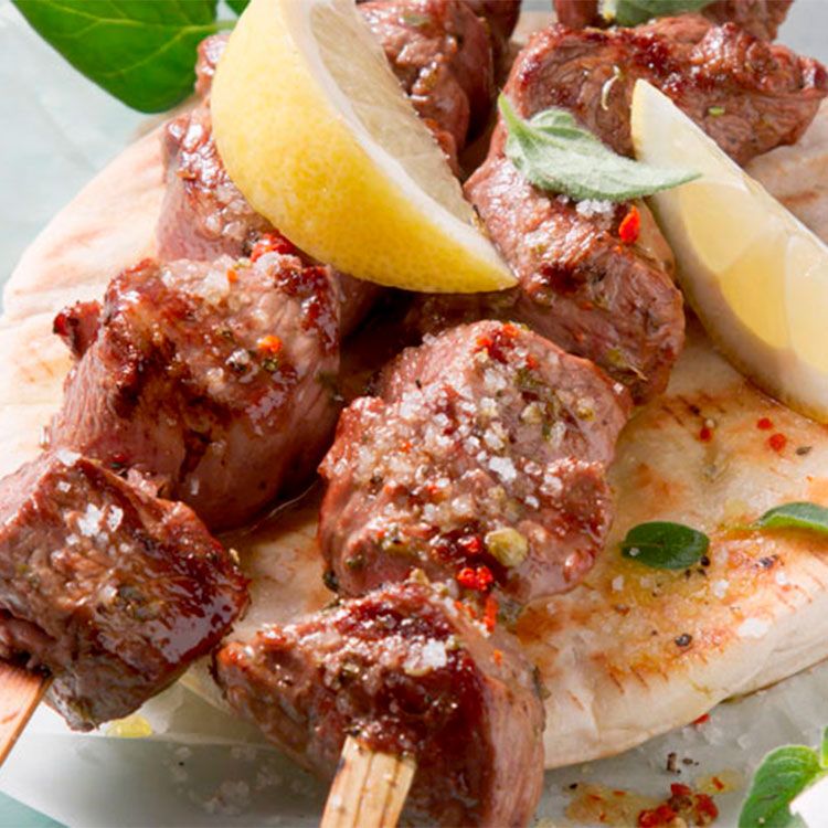 Kebab de cerdo Kebab de cerdo
