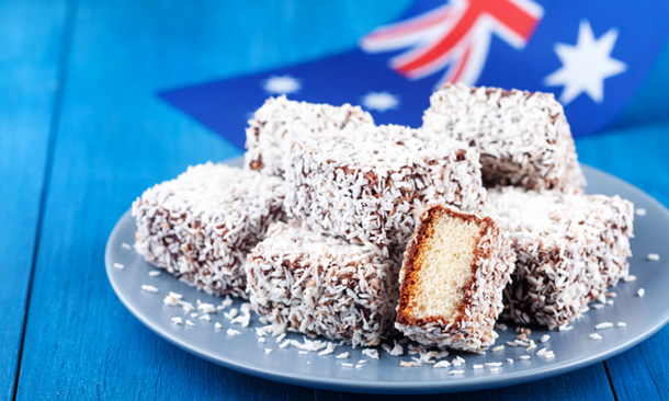 Lamingtons (bizcochitos australianos) Lamingtons (bizcochitos australianos)
