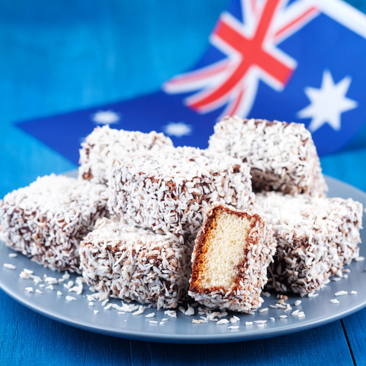 Lamingtons (bizcochitos australianos)