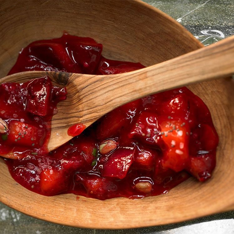 'Chutney' de tamarindo y ciruela roja 'Chutney' de tamarindo y ciruela roja