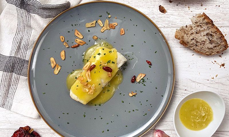 Bacalao al pilpil fácil