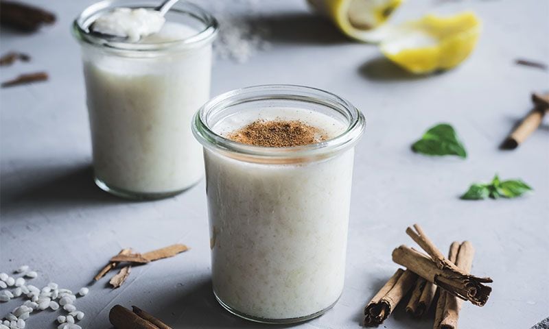 Arroz con leche en olla exprés