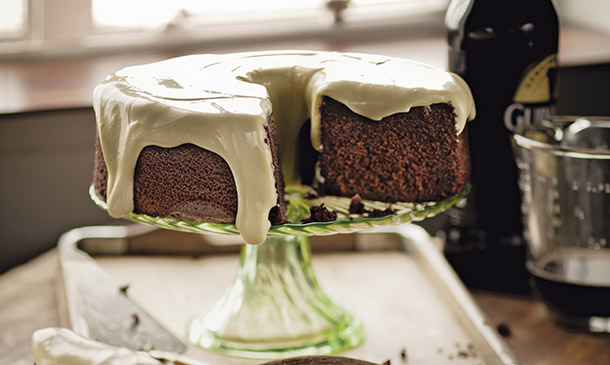 Tarta Guinness de chocolate casera Tarta Guinness de chocolate casera