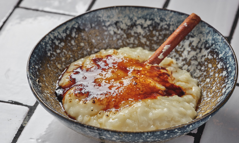 Arroz con leche, según el chef Sergio Fernández