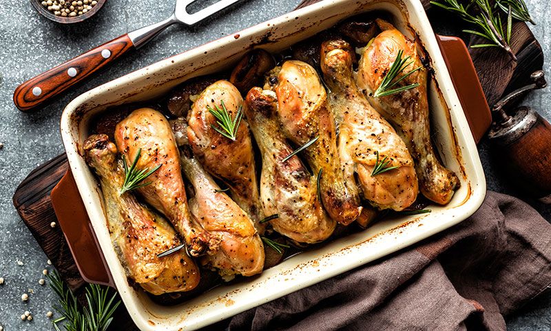Jamoncitos de pollo al horno