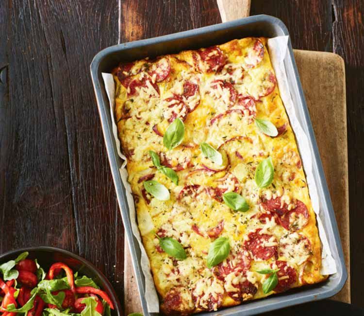 'Frittata' de 'peperoni' y patata 'Frittata' de 'peperoni' y patata