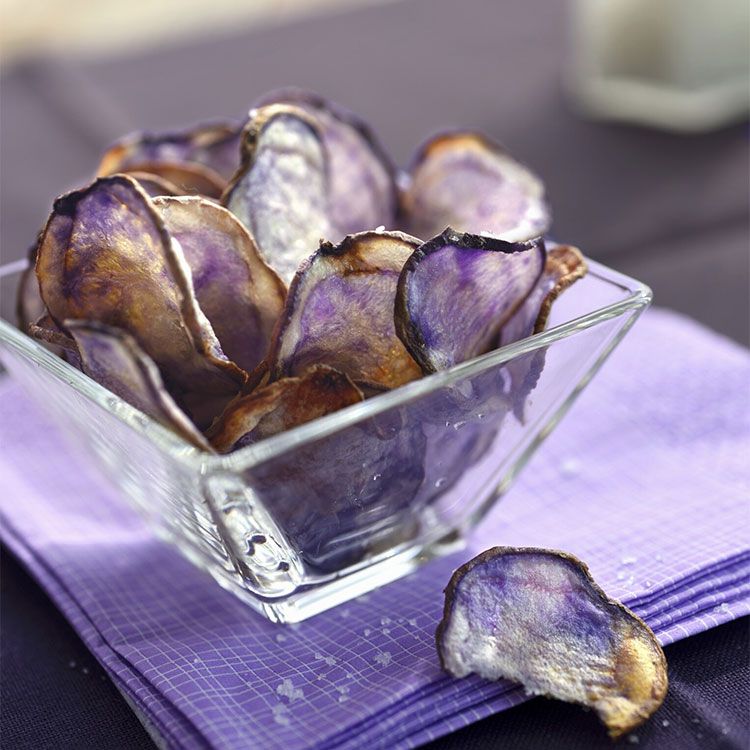 'Chips' de patata morada 'Chips' de patata morada