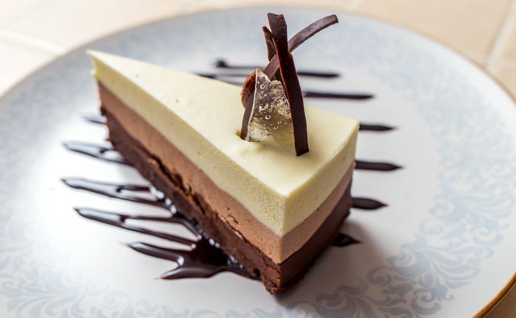 Tarta a los tres chocolates