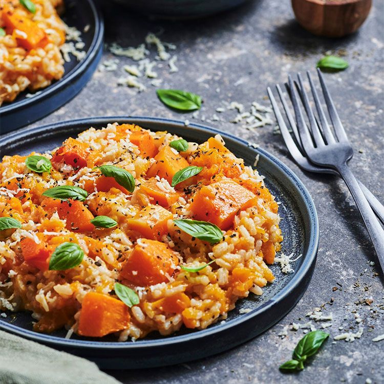 'Risotto' de boniato con albahaca 'Risotto' de boniato con albahaca