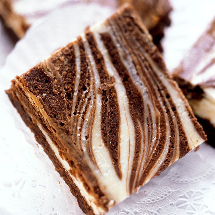 Bizcocho cebra de queso y chocolate Bizcocho cebra de queso y chocolate