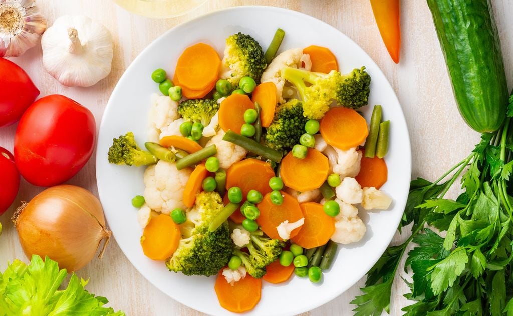 Verduras al vapor