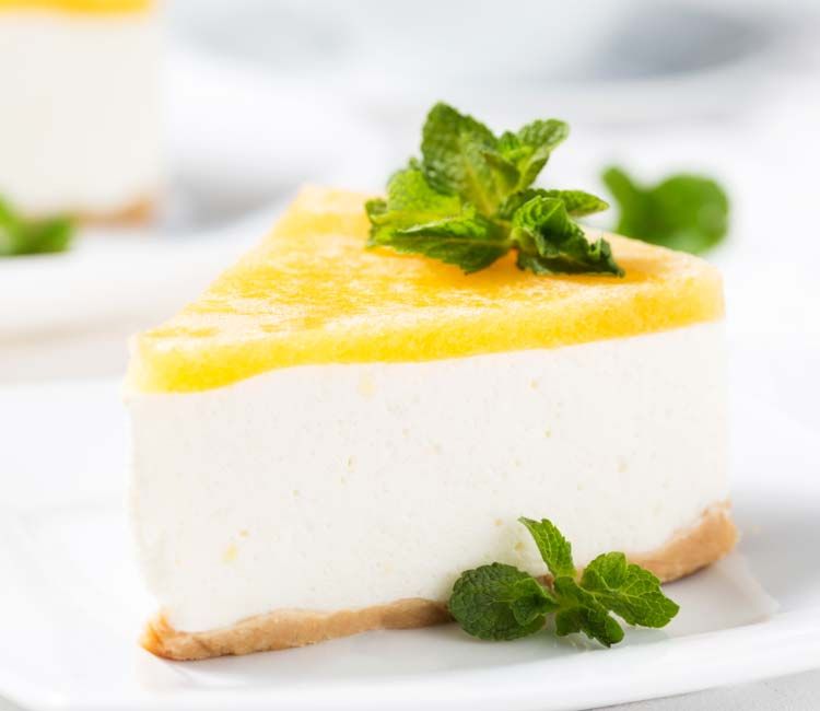Tarta de queso con limón Tarta de queso con limón