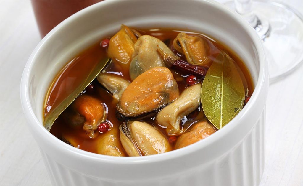 Mejillones en escabeche