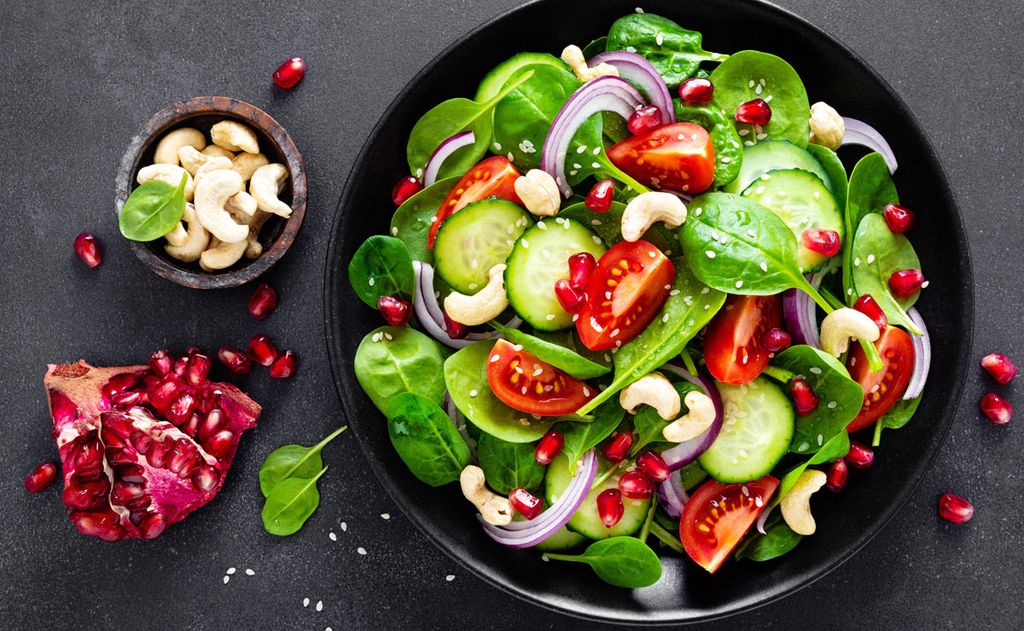 Ensalada de verano con anacardos
