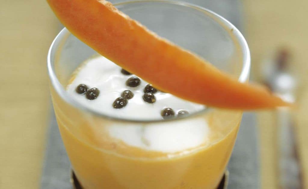 'Lassi' de papaya