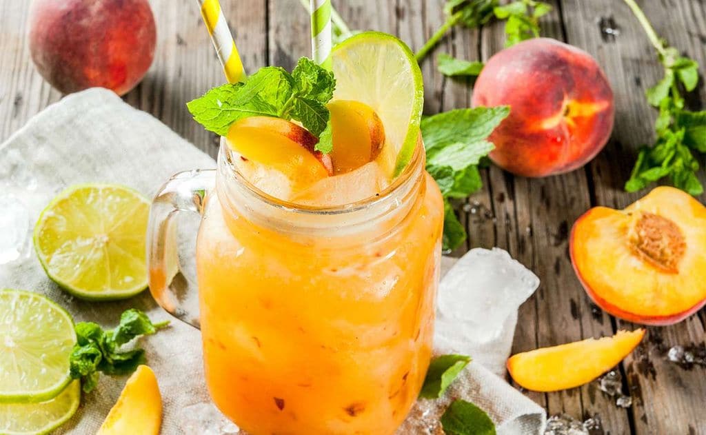 Mojito de melocotón