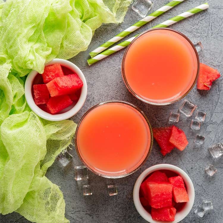 Gazpacho de sandía congelada