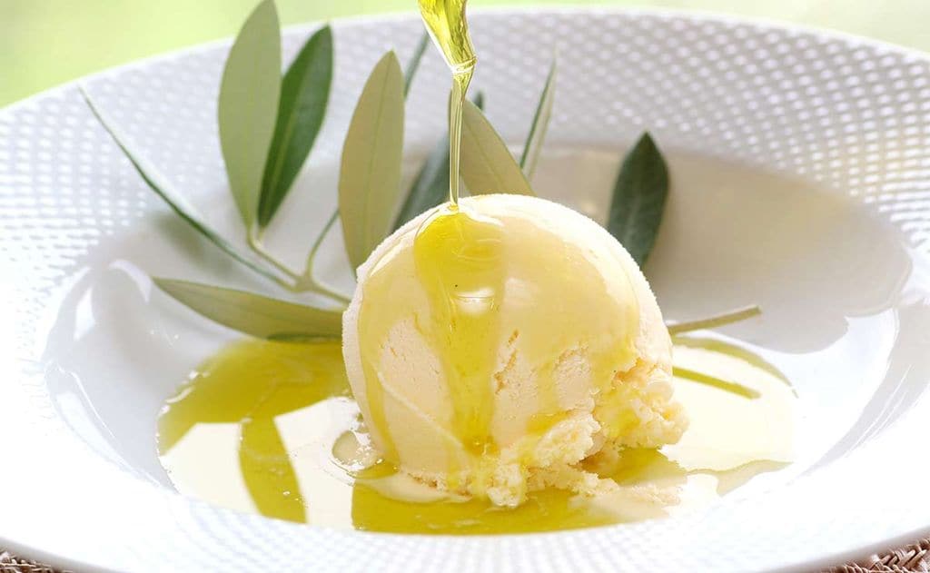 Helado de aceite de oliva