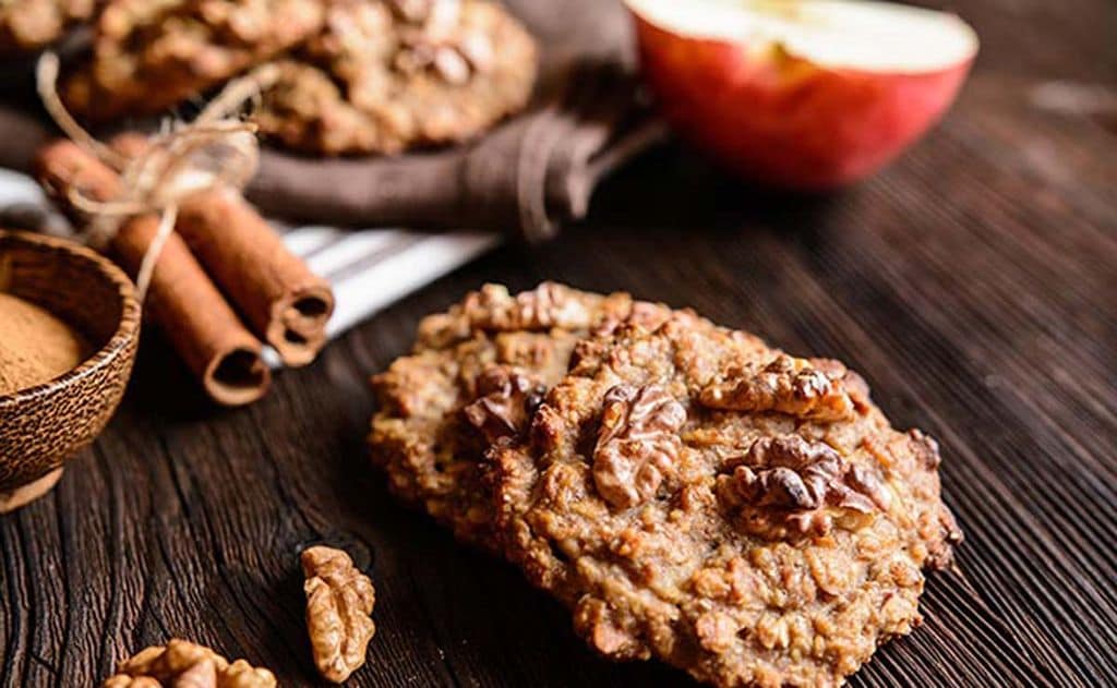 Galletas de manzana y nueces