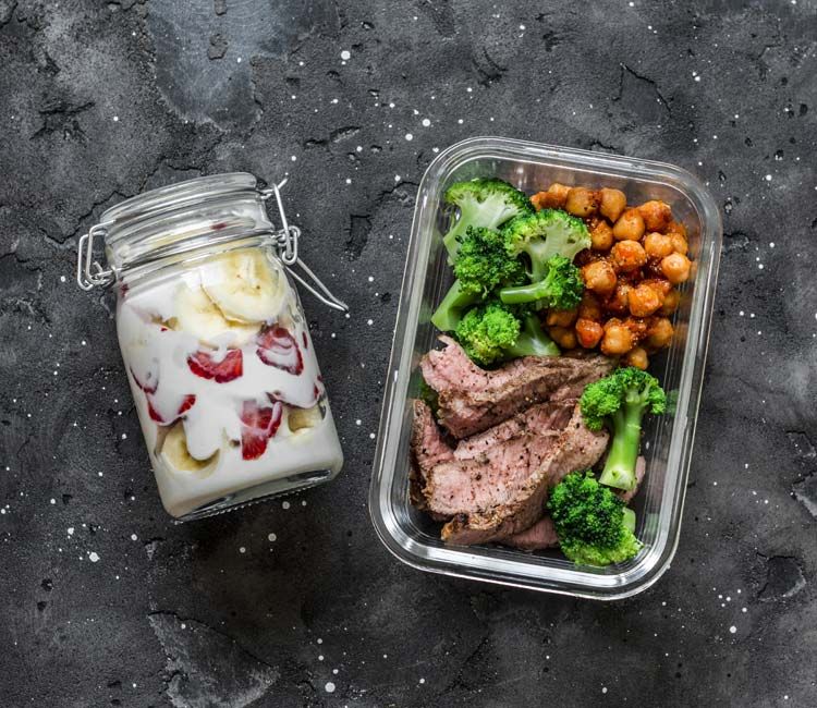Ternera con brócoli y garbanzos especiados Ternera con brócoli y garbanzos especiados