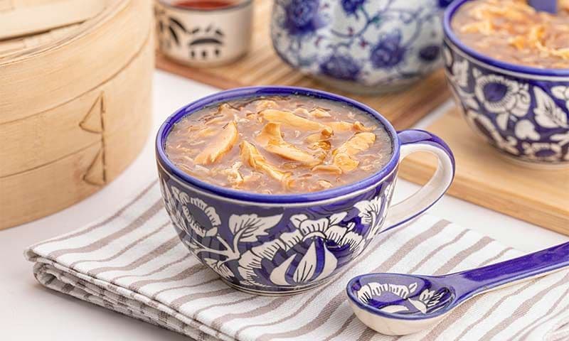 Sopa de pollo fácil y rápida