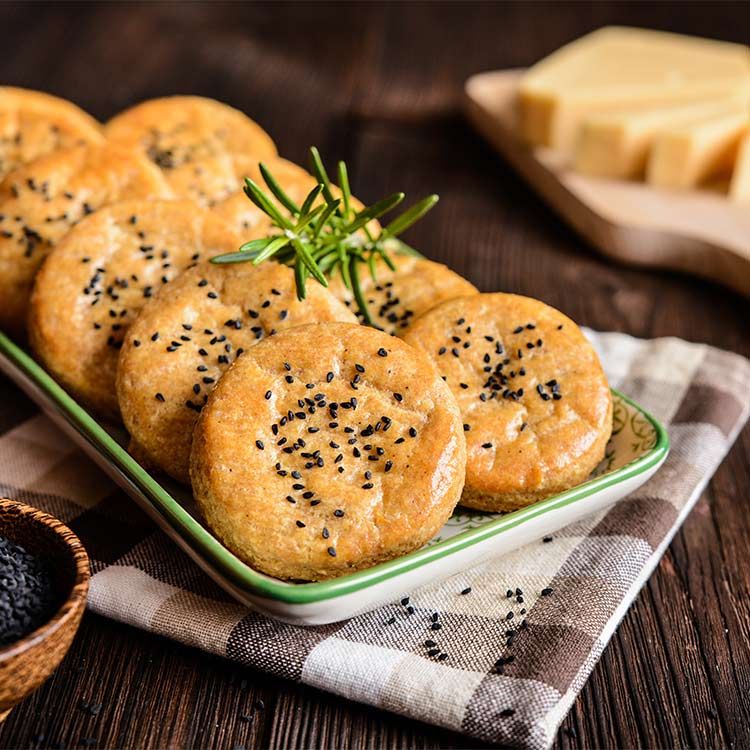Galletas de queso con sésamo Galletas de queso con sésamo