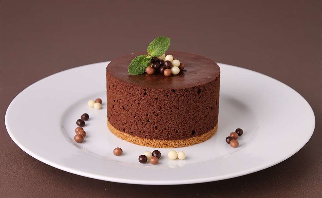 Tarta de mousse de chocolate