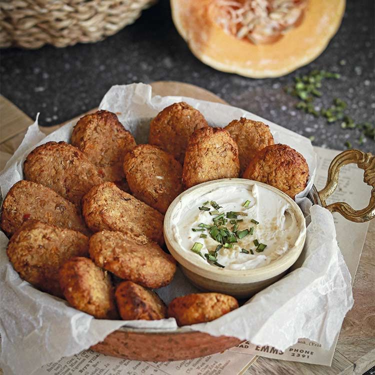 'Nuggets' vegetales (calabaza + verduras) 'Nuggets' vegetales (calabaza + verduras)