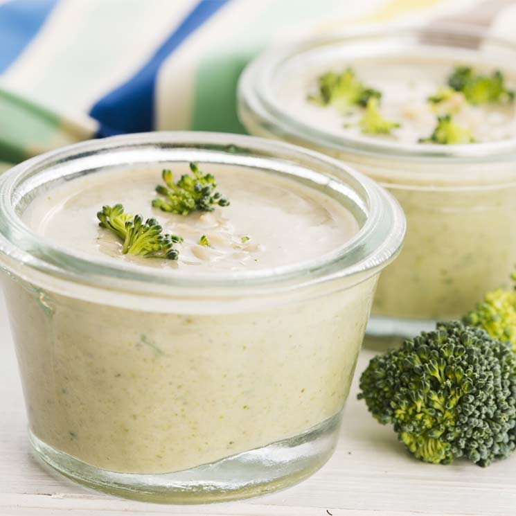 Hummus de brócoli y garbanzos