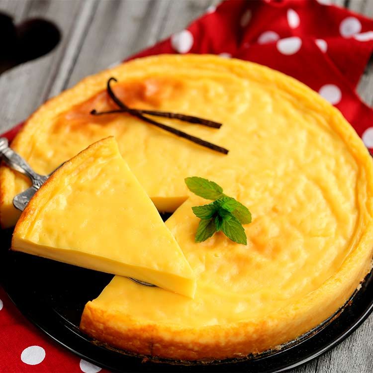 Tarta-flan de vainilla Tarta-flan de vainilla