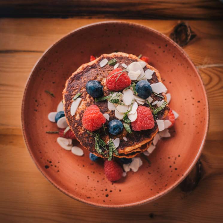Tortitas de plátano y cacao