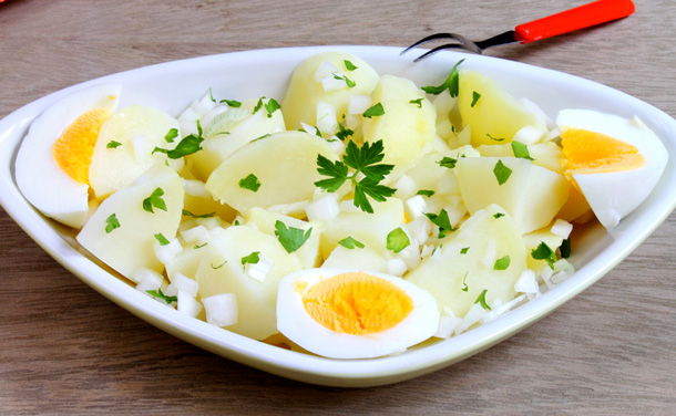 Patatas aliñadas ('Papas aliñás')
