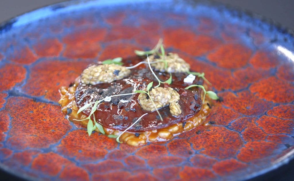 Arroz con pimientos (Pebreres farcides), de Quique Dacosta