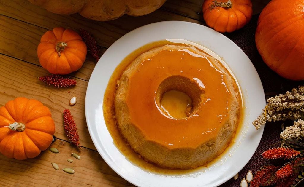 Flan de calabaza