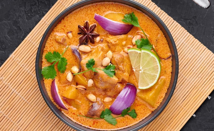 'Massaman curry' de pollo