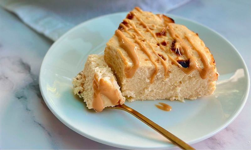 Tarta de queso sin azúcar con cuatro ingredientes