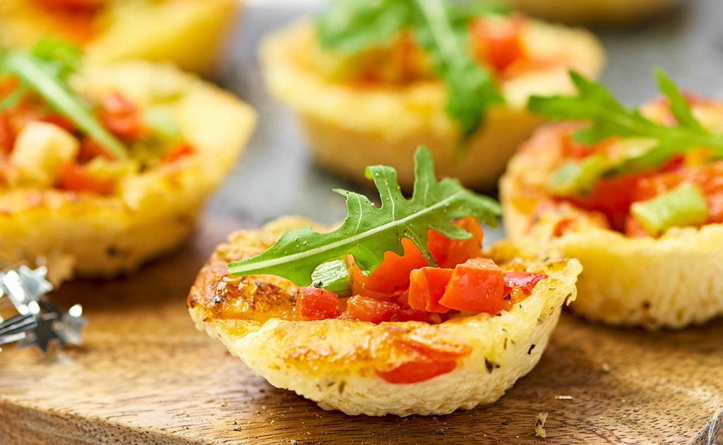 'Mini frittata' de patata y pimiento rojo