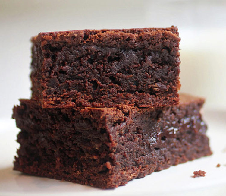 brownie-interior