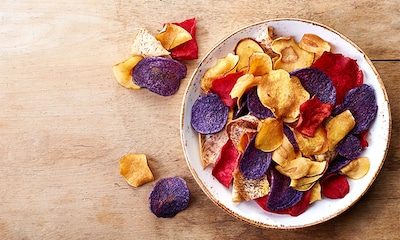 'Chips' de verduras caseros, más fácil y saludable imposible