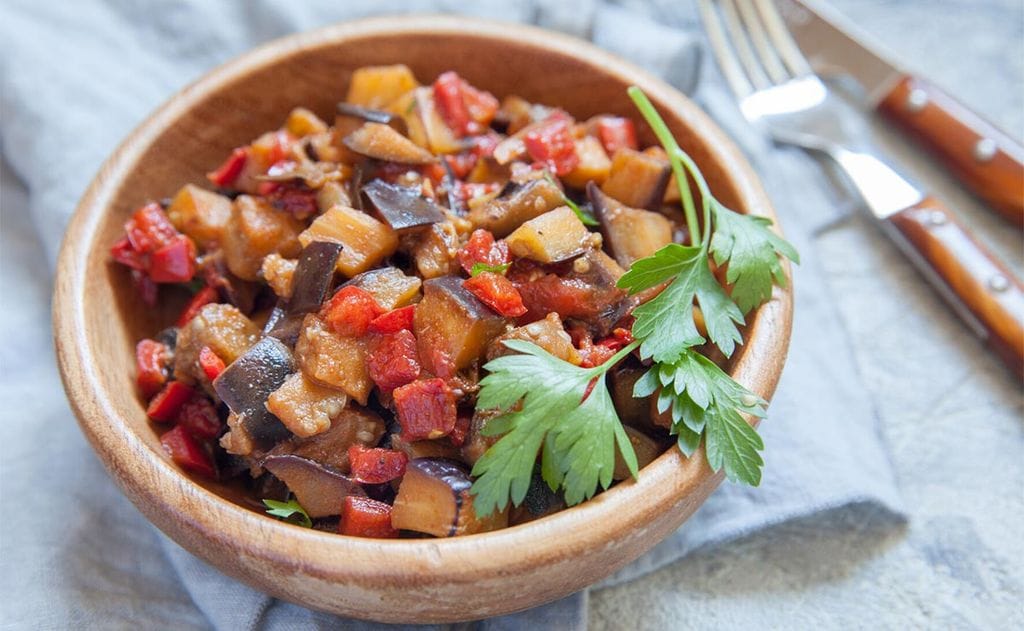 Caponata siciliana, pura tradición italiana