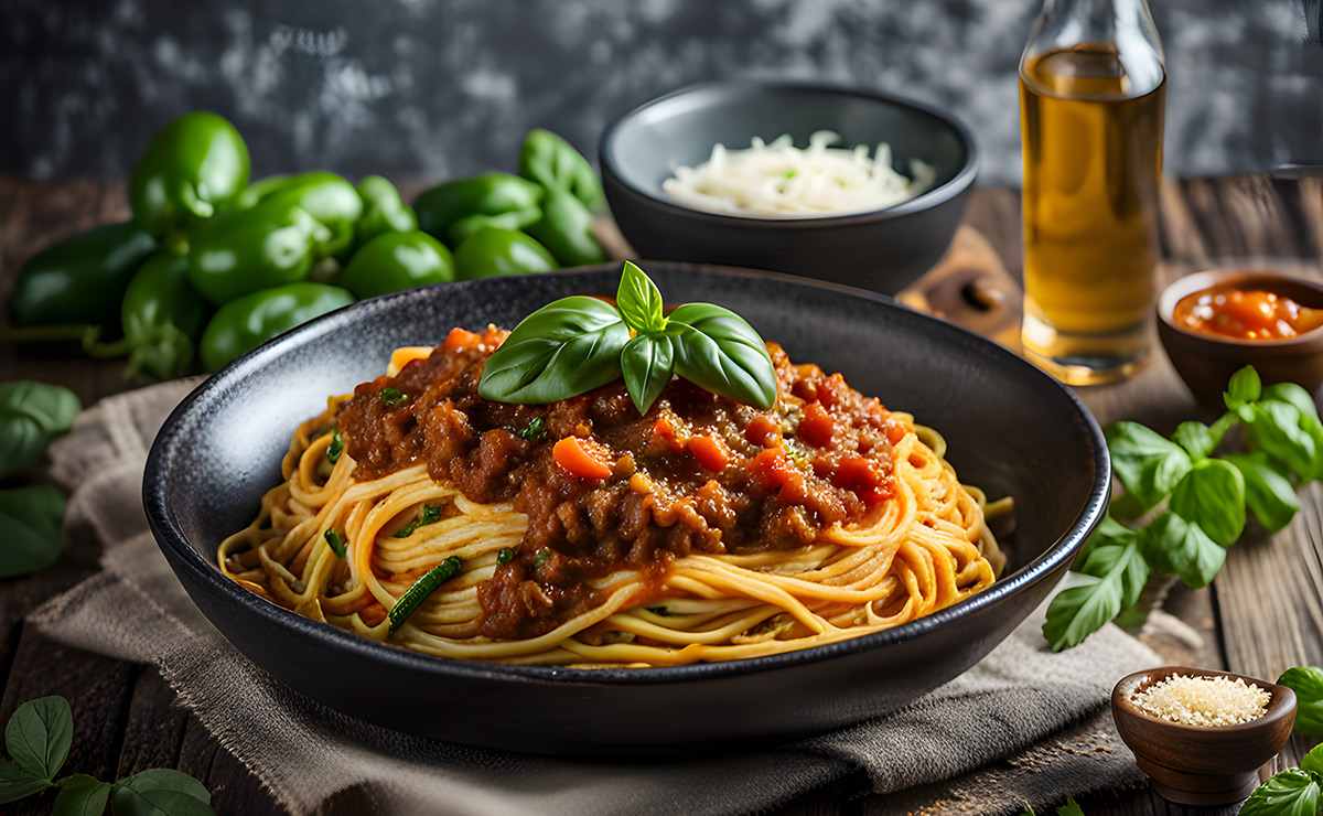 Boloñesa vegana sin carne, ¡te sorprenderá!