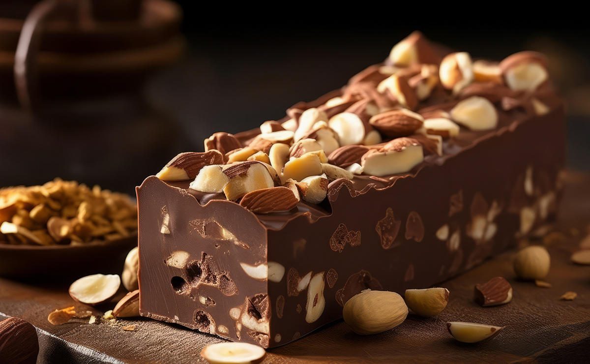 Cómo hacer turrón de chocolate casero ¡con tan sólo 3 ingredientes!