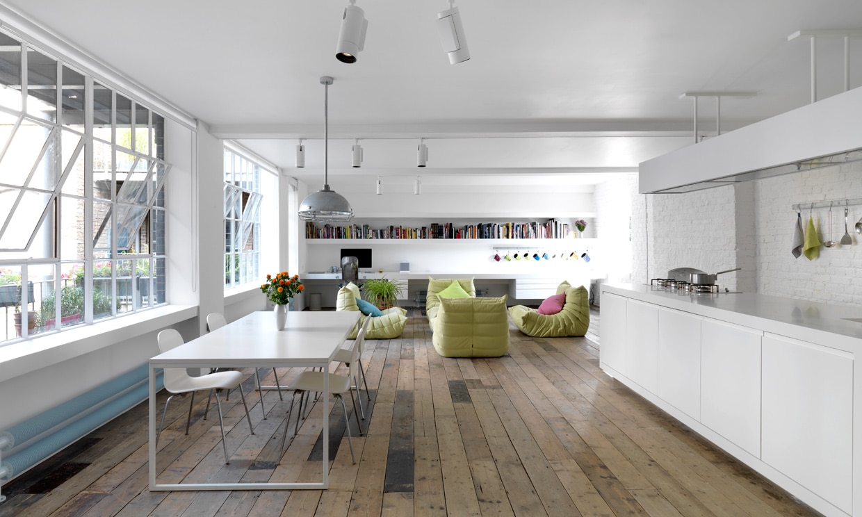 Un apartamento abierto y luminoso en Londres
