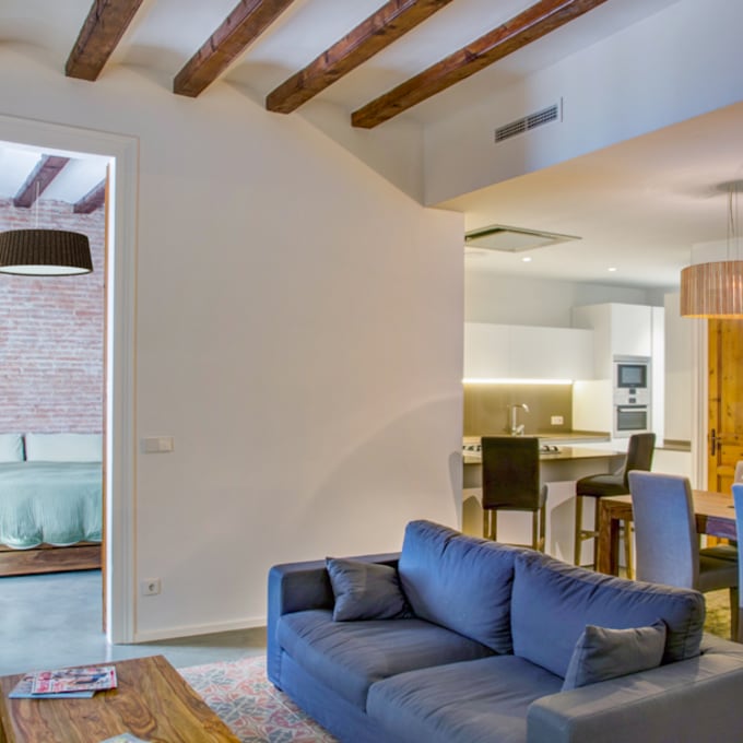 Así se rehabilitó un pequeño apartamento del barrio Gótico de Barcelona