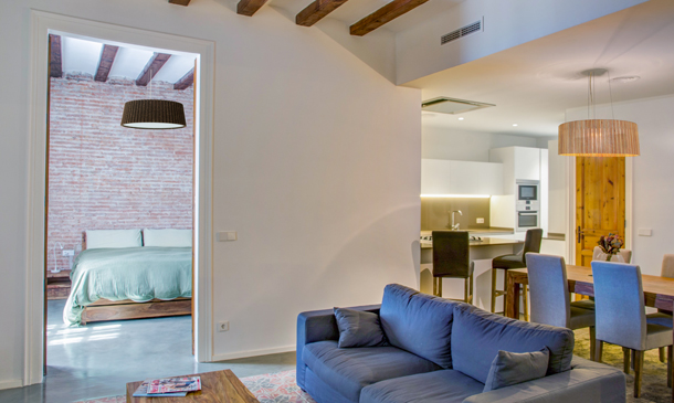 Así se rehabilitó este apartamento del barrio Gótico de Barcelona