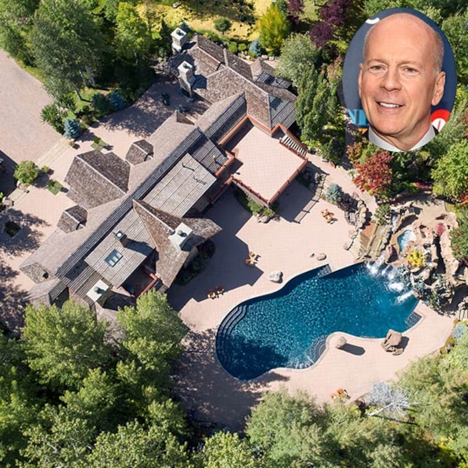 Bruce Willis vuelve a poner a la venta su espectacular mansión de Sun Valley, ¿quieres verla?