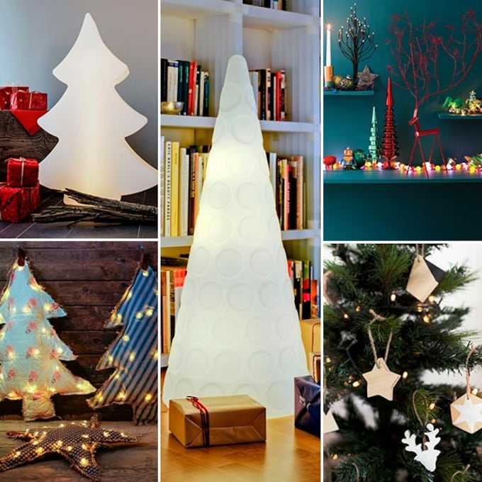 8 árboles de Navidad elegantes y originales, ¿con cuál te quedas?